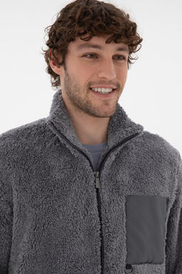 Самский светло -серый вязание кардиган Неожиданная скидка в корзине - U.s. polo assn фото 2