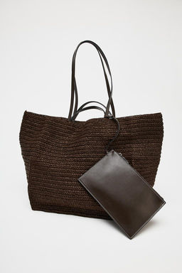 WOVEN TOTE BAG - Zara фото 4