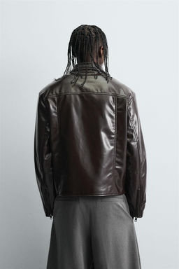 VINYL FINISH JACKET - Zara фото 3
