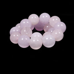Браслет из камня 10мм Розовый кварц и Аквамарин привлекает энергии счастья, любви и удачи