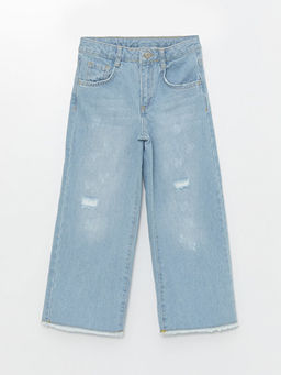 Wideleg K?z ?ocuk Jean Pantolon