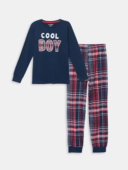 Bisiklet Yaka Erkek ?ocuk Pijama Tak?m?