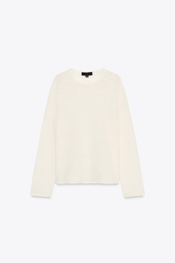 LINEN BLEND KNIT SWEATER - Zara фото 5