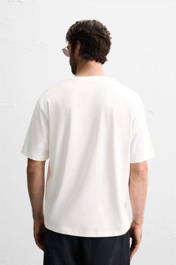CONTRAST EMBROIDERY T-SHIRT - Zara фото 3