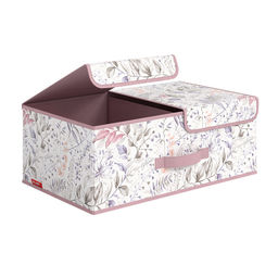 VAL BL-BOX-L2 Короб стеллажный 2-х секционный, 50*30*20 см, BOTANIC LILAC, шт