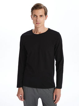 Bisiklet Yaka Uzun Kollu Erkek Atlet