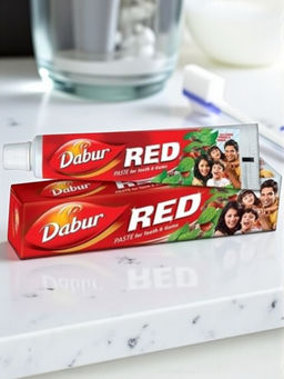 Зубная паста Dabur Red 100г.  фото 4