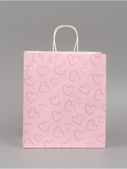 Пакет подарочный «Сердца», 28 × 32 × 15 см