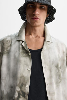 FLORAL PRINT SHIRT - Zara фото 5