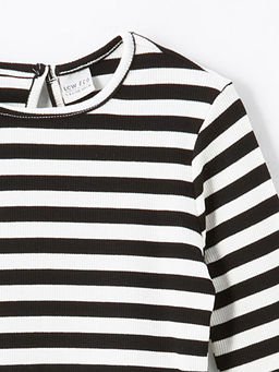 Bisiklet Yaka K?z ?ocuk Ti??rt - Waikiki фото 2