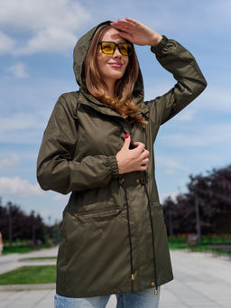Ветровка женская "Грин" хаки