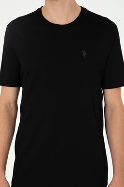 Мужская черная базовая футболка Неожиданная скидка в корзине - U.s. polo assn фото 6