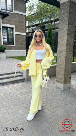 Костюм женский (штаны+кардиган) - Bruno фото 2