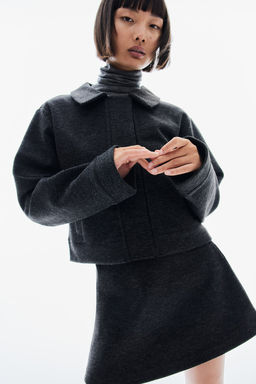 Falda evase de punto