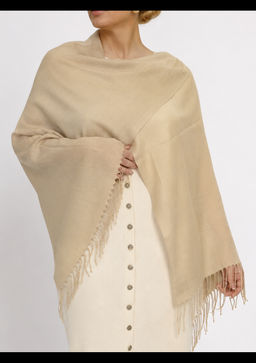 Палантин облегченный Pashmina Lanotti/св.бежевый
