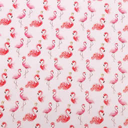 Набор бумаги упаковочной глянцевой Фламинго, 2 листа 50 70 см - UPAK LAND фото 4