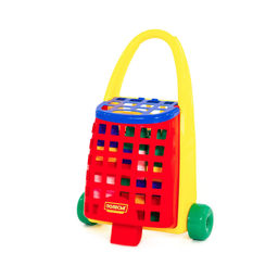 Забавная тележка + конструктор Combi Blocks (34 элемента) - Полесье фото 6