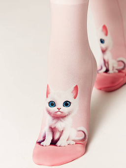 Цена за 2 пары. Носки фантазийные CONTE Носки с рисунком White cat
