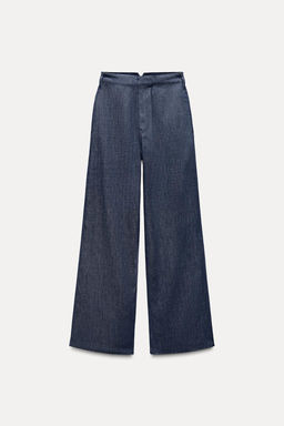 ZW COLLECTION STRAIGHT HIGH-WAIST JEANS - Zara фото 4