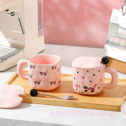 Кружка Pink cat - Купи слона фото 2