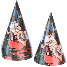 Цена за 10 шт. Колпак бумажный Мейбл и Дипер, Гравити Фолз - Disney фото 4