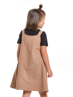 Комплект для девочки UD 7945/7946 черный/коричневый - Mini maxi фото 2