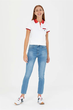 Женские синие джинсовые брюки - U.s. polo assn фото 10