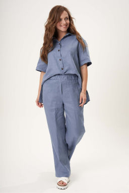 Костюм брючный 4556 голубой