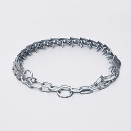 Ошейник строгий пластинчатый, цинк, 60 х 2,7 см - Пижон фото 6