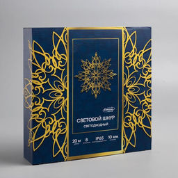 Световой шнур Luazon Lighting, 10 мм, IP65, 20 м, 24 LED/м, 220 В, 8 режимов, свечение синее  фото 3