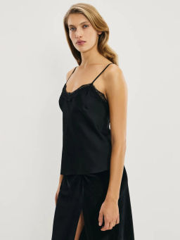 Блузка-топ с кружевом / Zarina