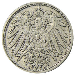 5 пфеннигов 1910 года A Германия