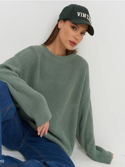 K13279 Джемпер (вязаный трикотаж) МЯТНЫЙ