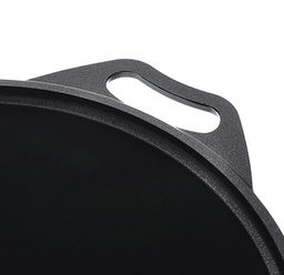 Кастрюля с антипригарным покрытием 8л, д40см "Традиция", h18,5см, литая, металлическая жаропрочная крышка с пластмассовой ручкой-кнопкой (Россия)