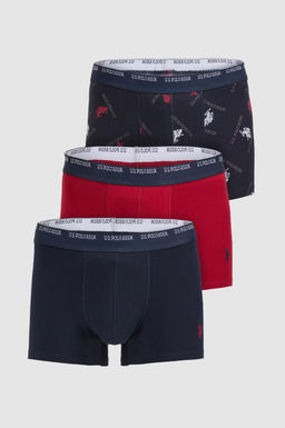 Erkek Lacivert 3l_ Boxer Tak_m_