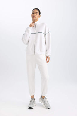 Толстовка на молнии премиум-класса DeFactoFit Oversize фото 2