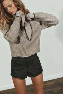 KNIT JUMPER WITH BOW
