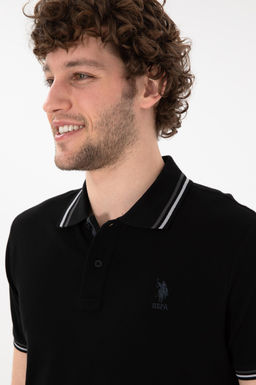 Erkek Siyah Basic Ti__rt Sepette S_rpriz _ndirim - U.s. polo assn фото 3