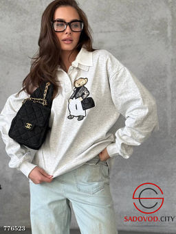 Кофта со съемным воротничком - Bruno фото 3