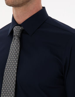 Lacivert Slim Fit Pamuk Kar___ml_ G_mlek - Cacharel фото 7