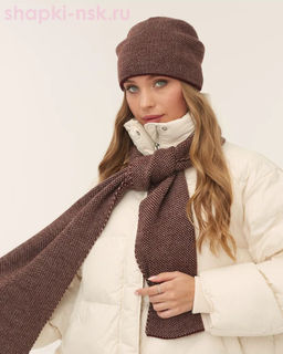 M 1113 S 1113 Комплект женский флис (колпак+шарф)