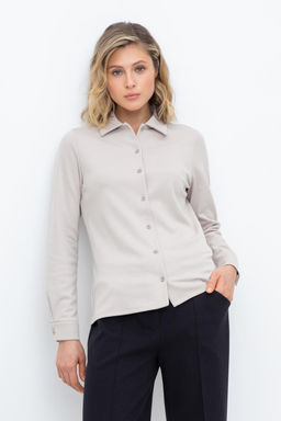 ЕВТ 3246/кремовый рубашка жен