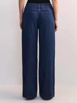 Широкие джинсы с регулируемым поясом из тенселя ZR2605092358-104 / Zarina