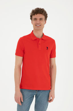 Мужская красная базовая футболка Неожиданная скидка в корзине - U.s. polo assn фото 8