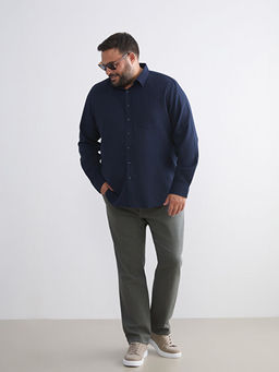 B?y?k Beden Arm?rl? Erkek G?mlek