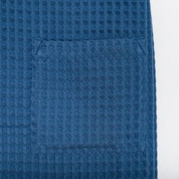 Килт вафельный банный Этель Boho 75*145 см. цв. синий, 100% хл, 290 г/м2  фото 5