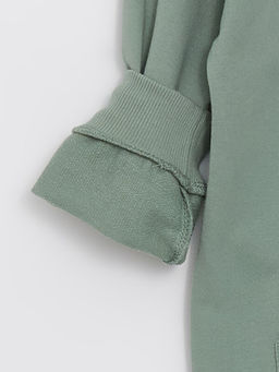 Bisiklet Yaka Uzun Kollu Bask?l? Erkek Bebek Sweatshirt - Waikiki фото 2