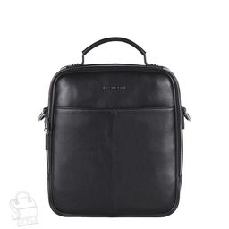 Сумка мужская кожаная 2081BSH black Heanbag