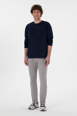 Erkek Slim Fit D_z Pa_a Gri E_ofman Alt_ Sepette S_rpriz _ndirim - U.s. polo assn фото 3