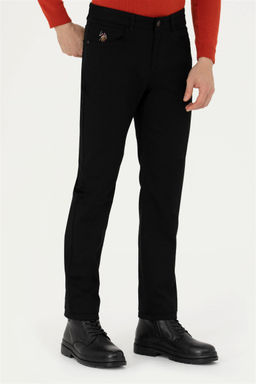U. S. Polo Assn / Мужские черные брюки из плотной ткани - U.s. polo assn фото 2